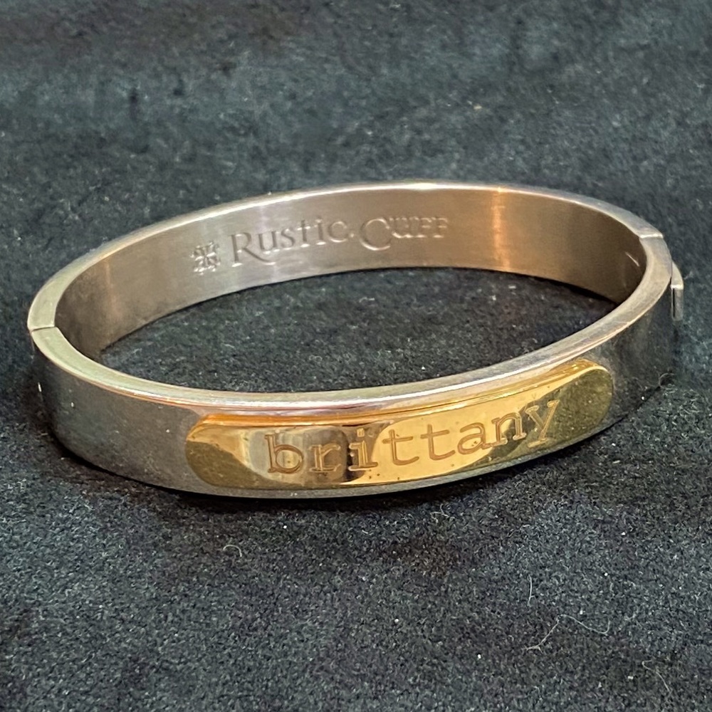 Rustic Cuff Bangle Bracelet - image 1